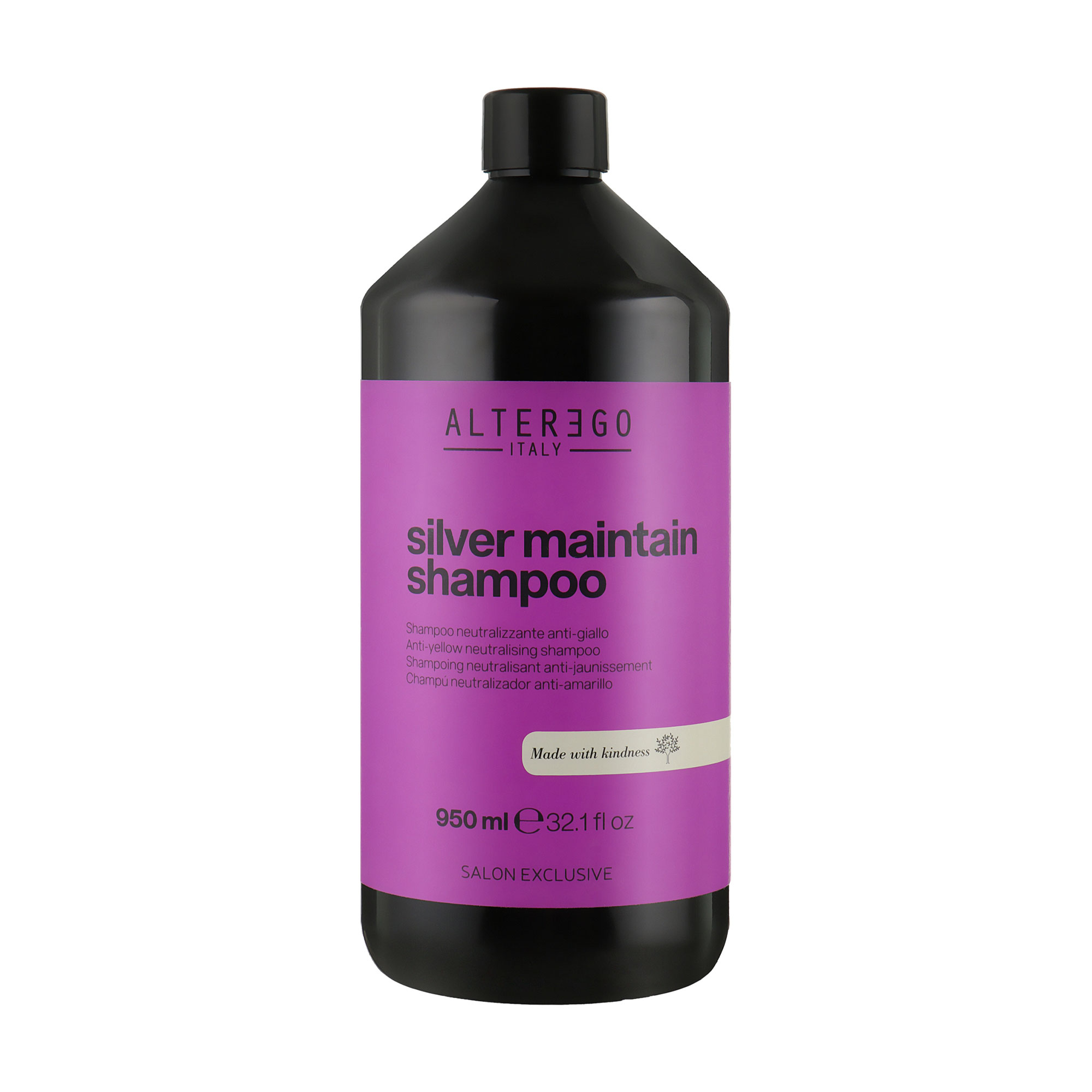 Шампунь Alter Ego Silver Maintain Shampoo для нейтралізації жовтизни волосся, 950 мл